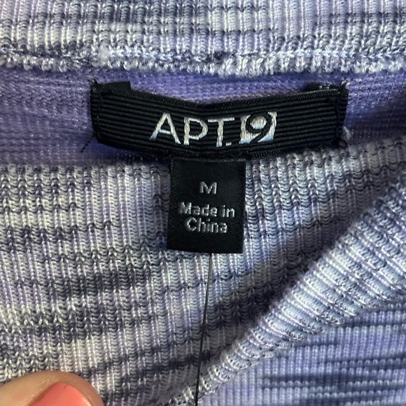 Apt. 9 Women's Lavender Long Sleeve Top NWT - Picture 5 of 8
